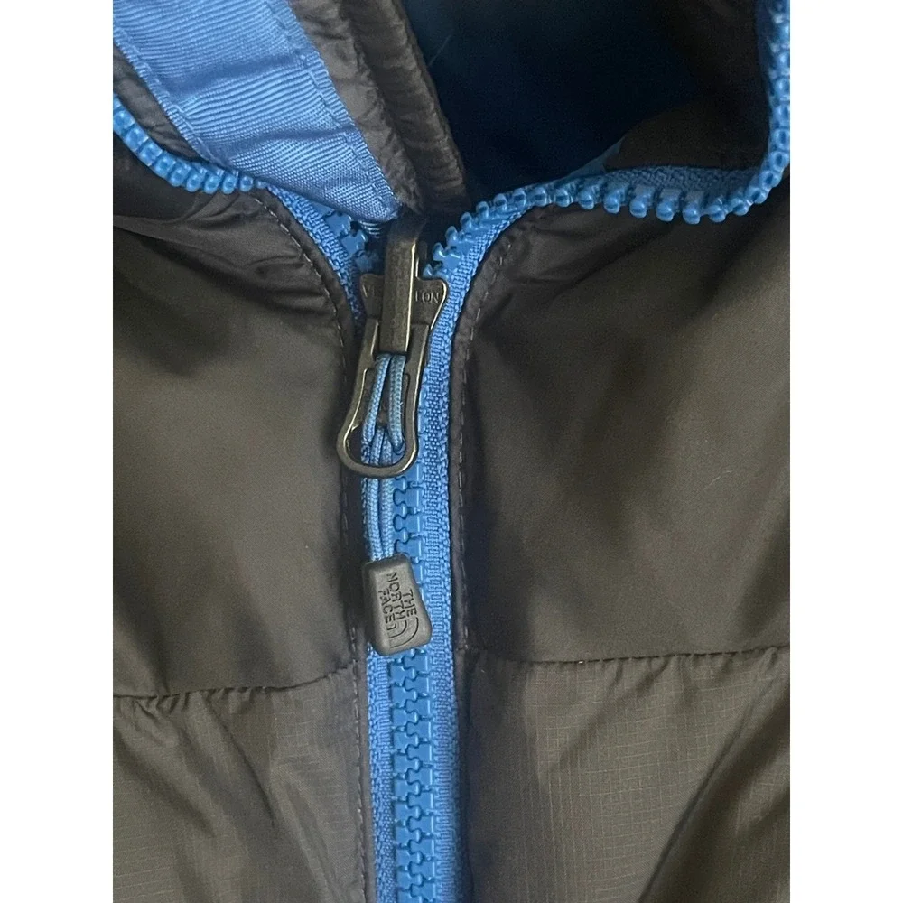 The North Face Nuptse 700 Puffer Jacket Mens XL Black Blue Excellent Down Coat
